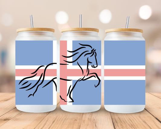 Icelandic Flag & Horse